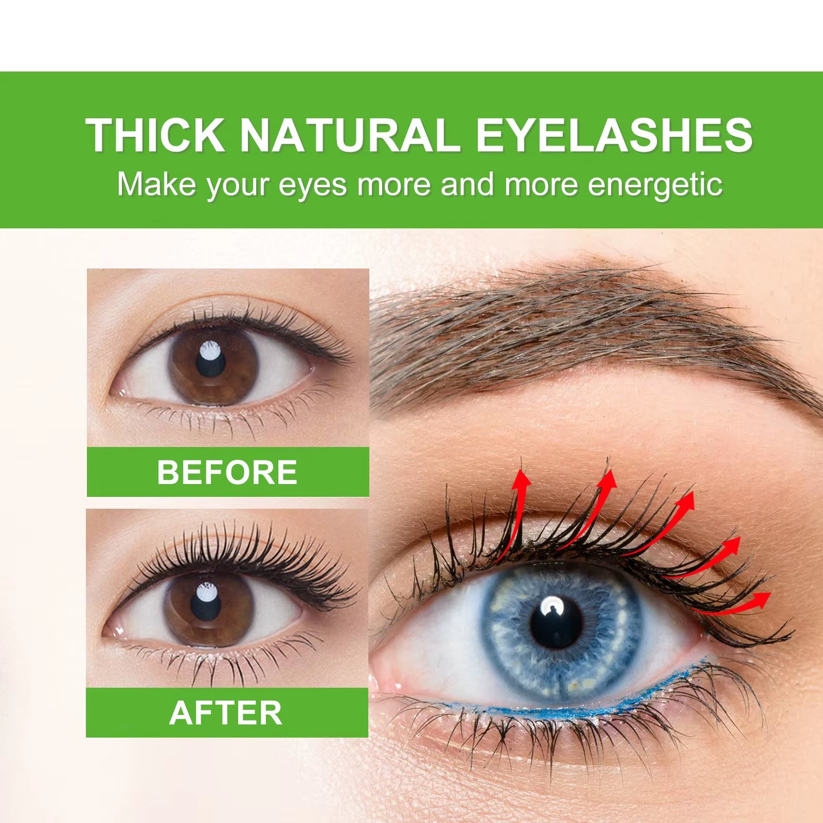 1/2/5Pcs 2024 New Castor Oil Stimulates the Growth of Eyelashes Eyebrows and Hair Skin Moisturizing and Hair Care Set 30Ml